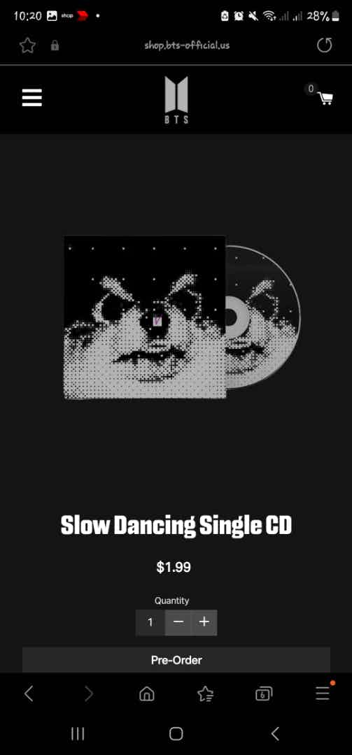 [BTS] V / Taehyung Slow Dancing CD