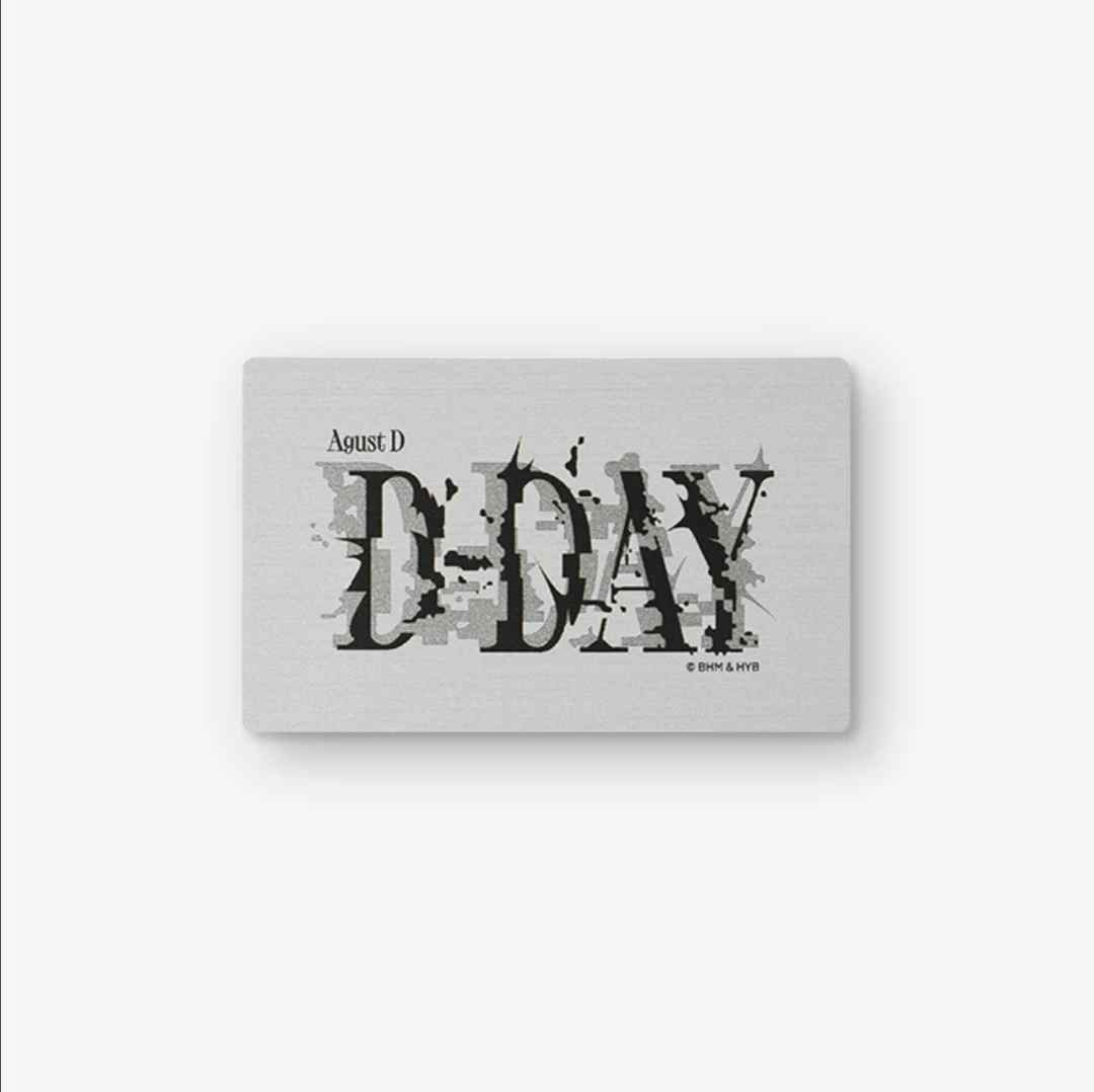[BTS] Agust D 'Metallic Photocard'