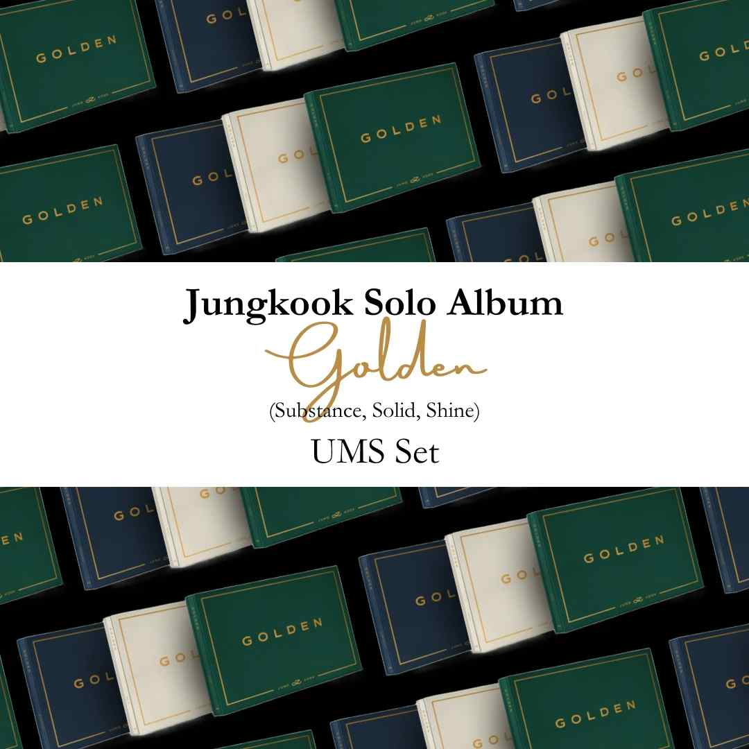 BTS Jungkook Solo Album “Golden” UMS Set with Lucky Draws